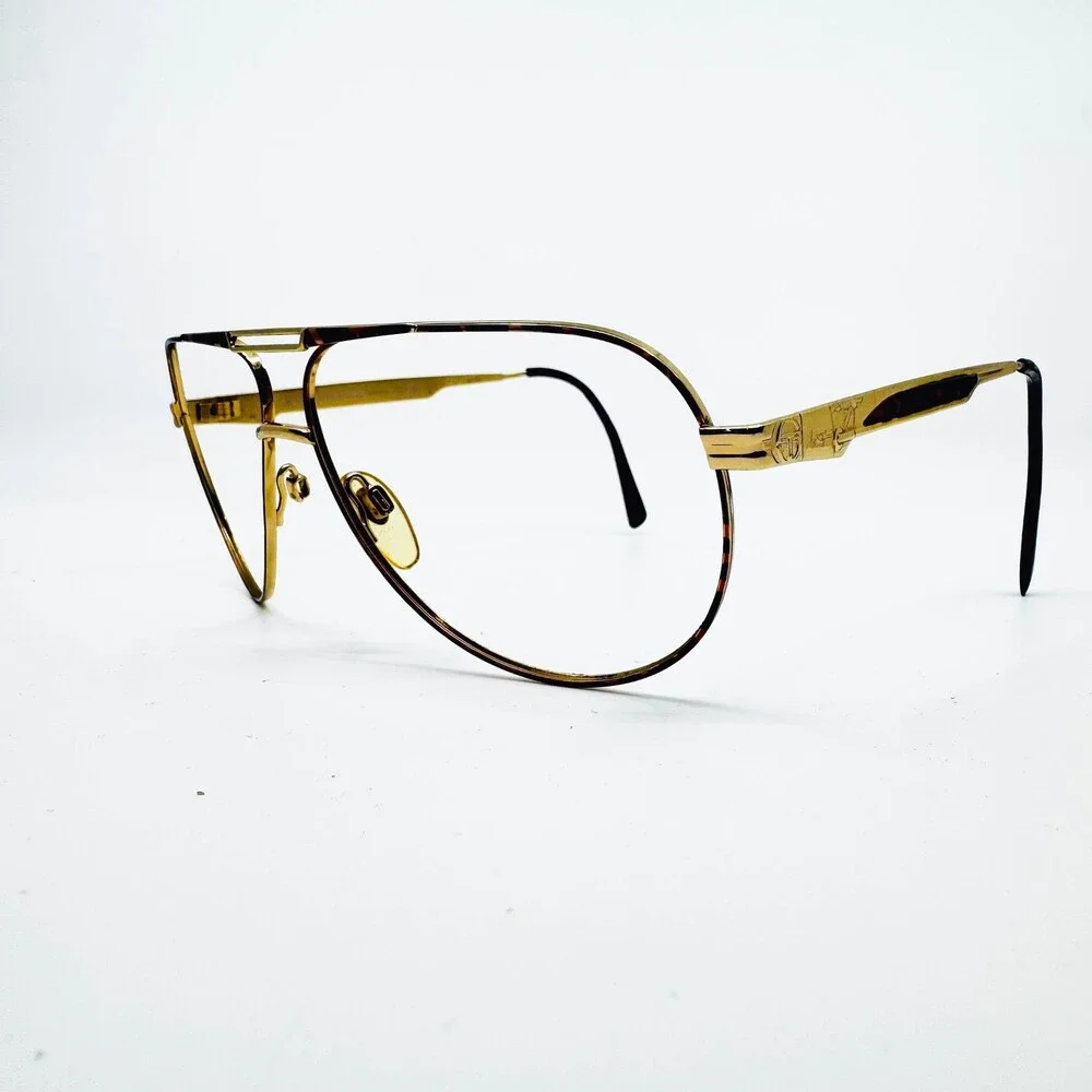 Sergio Tacchini Aviator Frames Mens Gold Tortoise S.T. 1034-S Small 135